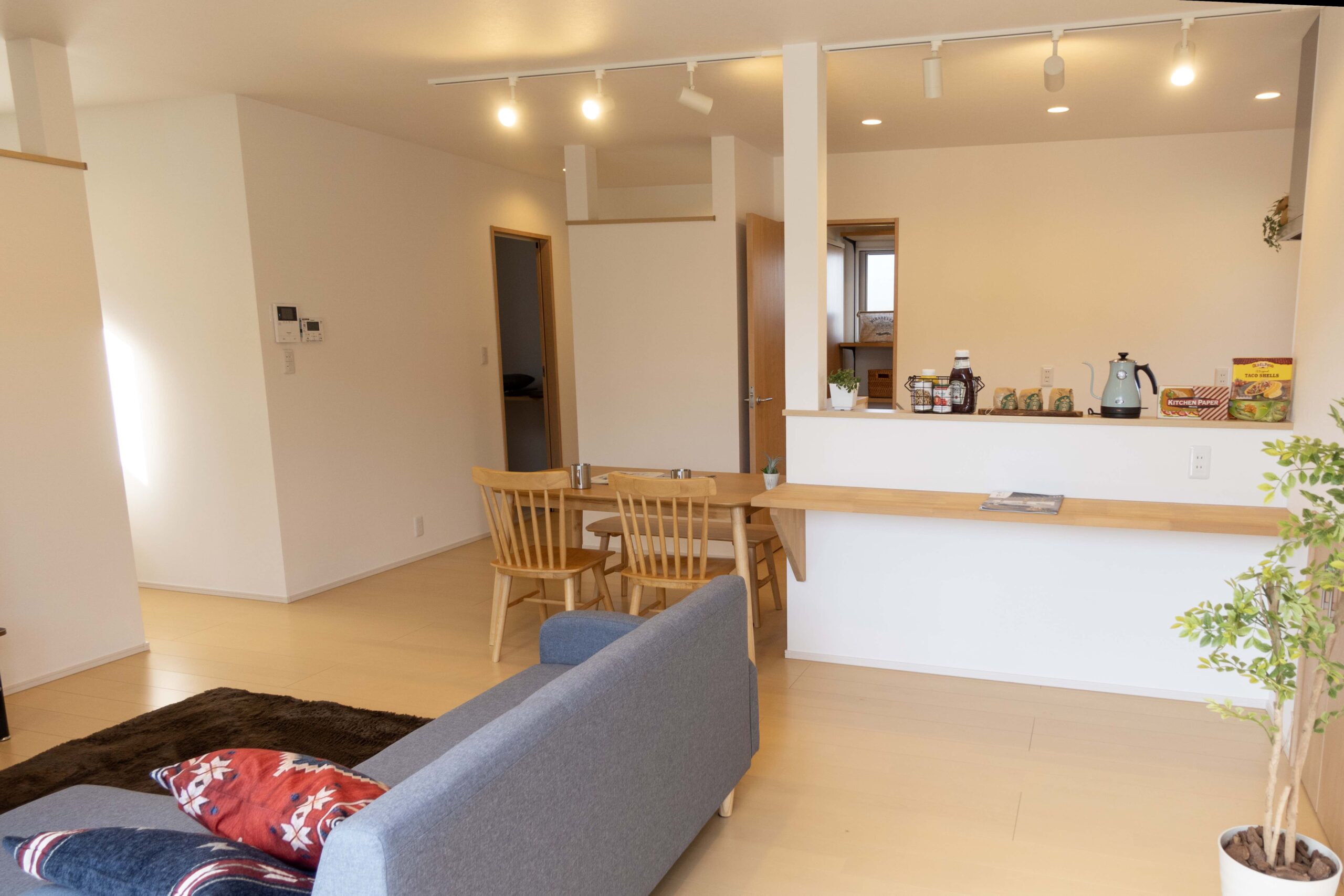 明るく広々としたLDK